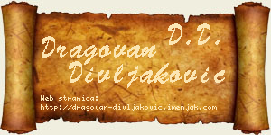 Dragovan Divljaković vizit kartica